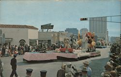 Lady and the Tramp 34th Annual Southwestern Sun Carnival Parade Anaheim, CA F.J. Schaaf Postcard Postcard Postcard