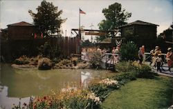 Frontierland Entrance - Disneyland Postcard