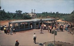 Mark Twain Steamboat - Frontierland Postcard