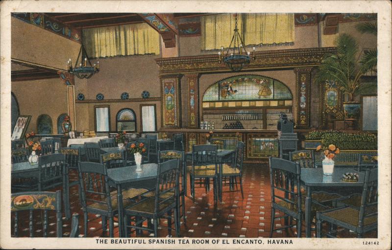 Spanish Tea Room, El Encanto Department Store Havana Cuba