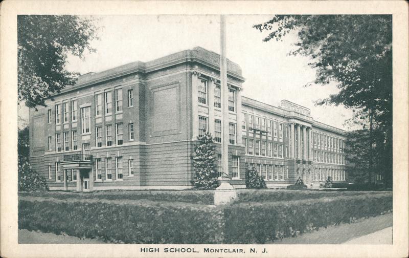 Montclair High School New Jersey Postcard