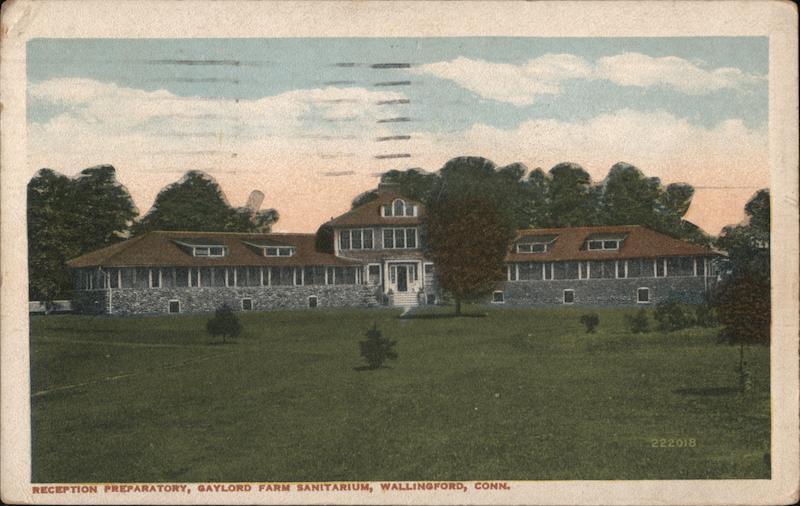 Reception Preparatory, Gaylord Farm Sanitarium Wallingford Connecticut