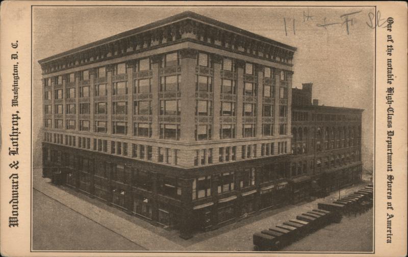 Woodward & Lothrop Department Store Washington, DC Washington DC Postcard