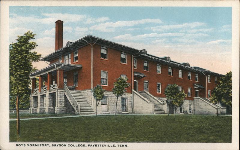 Boys Dormitory, Bryson College Fayetteville Tennessee