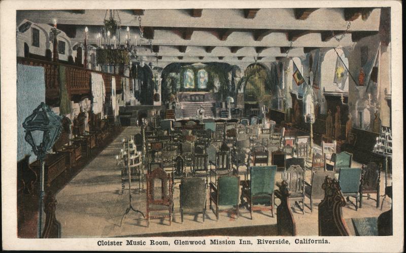 Cloister Music Room, Mission Inn Riverside California
