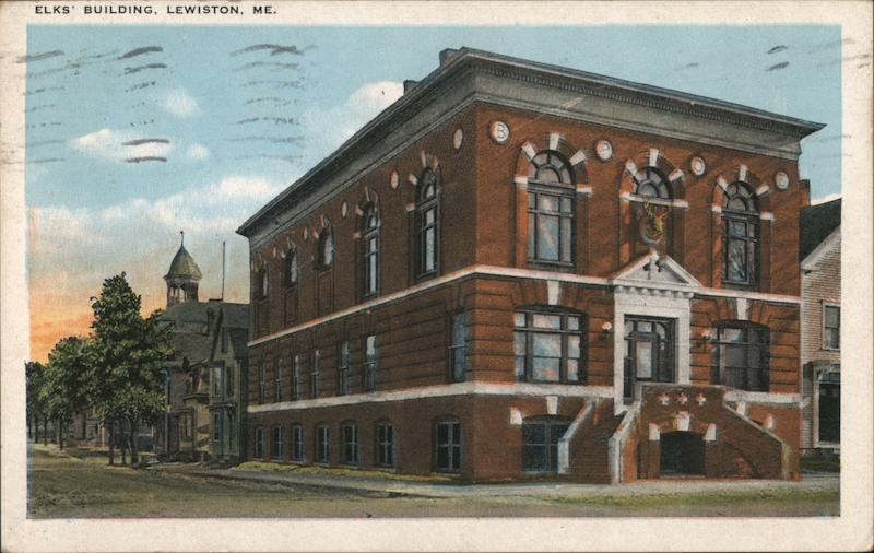 Elks' Building Lewiston Maine
