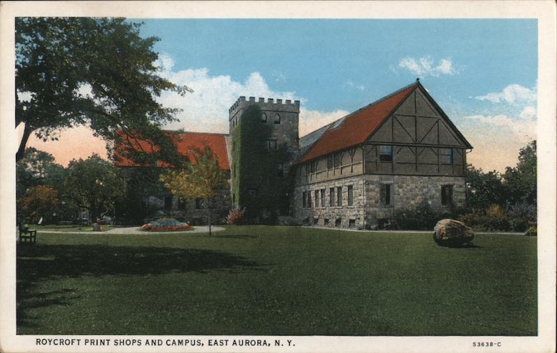 ROYCROFT PRINT SHOPS AND CAMPUS, EAST AURORA, N.Y. New York