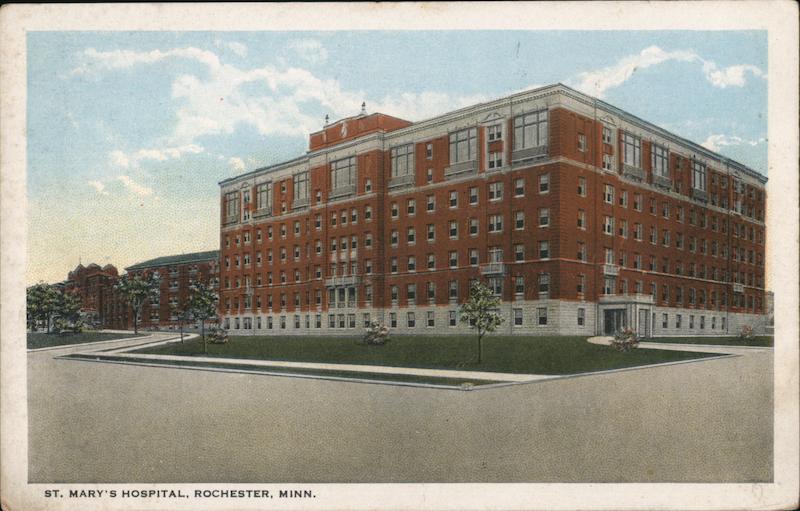 St. Mary's Hospital Rochester, MN Postcard
