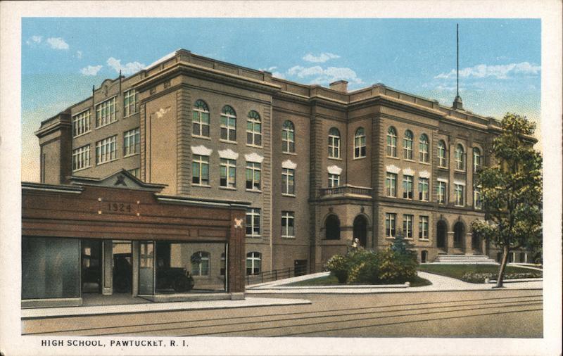 High School Building Pawtucket Rhode Island
