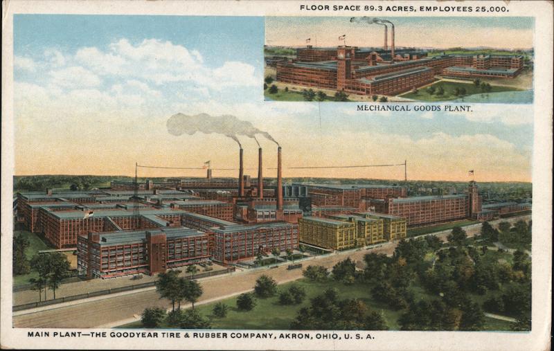 Main Plant - The Goodyear Tire & Rubber Company Akron Ohio