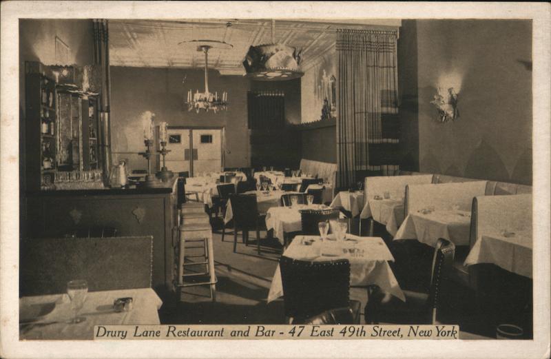 Drury Lane Restaurant and Bar New York