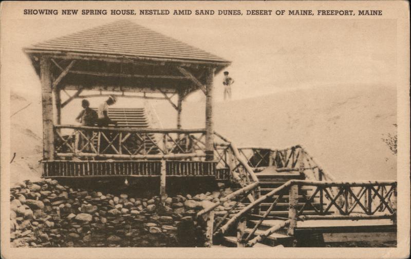 Showing New Spring House, Nestled Amid Sand Dunes Freeport Maine