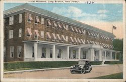 Hotel Milborne Long Branch, NJ Postcard Postcard Postcard