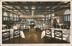 Dining Room, Alvarado Hotel Postcard