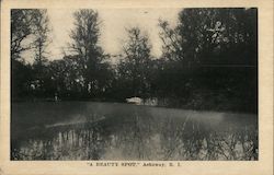 "A Beauty Spot", Ashaway, R. I Postcard