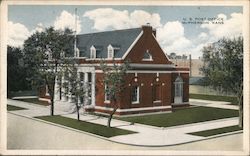 U.S. Post Office McPherson, KS Postcard Postcard Postcard