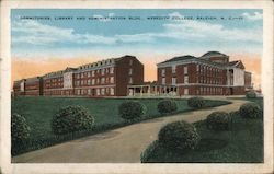 Dormitories, Library and Administration, Meredith College Raleigh, NC Postcard Postcard Postcard