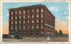 New Thomson Hotel Kane, PA Postcard Postcard Postcard