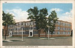 The New Washington High School Postcard