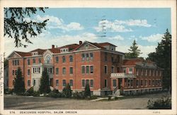 Deaconess Hospital Salem, OR Postcard Postcard Postcard