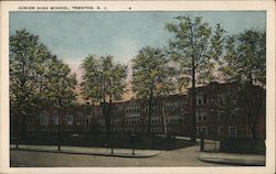 Junior High School Trenton, NJ Postcard Postcard Postcard