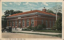 U.S. Post Office, Live Oak, Fla. Postcard