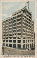 Terminal Sales Building and Northwest Buyers Club Postcard