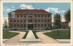 Huber Memorial Hospital Postcard