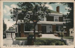 Home of Walt Mason Postcard