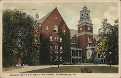 Administration Building State Normal Postcard