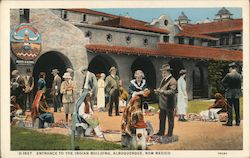 Entrance to the Indian Building Albuquerque, NM Postcard Postcard Postcard