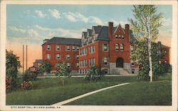 City Hospital Wilkes-Barre, PA Postcard Postcard Postcard