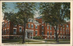 Monmouth Hospital Illinois Postcard Postcard Postcard