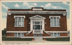 Public Library Postcard