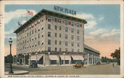 New Plaza Hotel St. Louis, MO Postcard Postcard Postcard