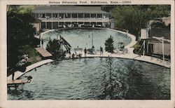 Stevens Swimming Pond, Hutchinson, Kans. Kansas Postcard Postcard Postcard