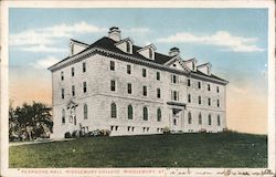 Pearsons Hall, Middlebury College Postcard