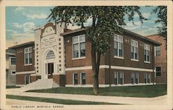 Public Library Postcard