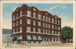 New Lagonda Hotel Winfield, KS Postcard Postcard Postcard