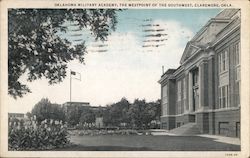 Oklahoma Military Academy Postcard