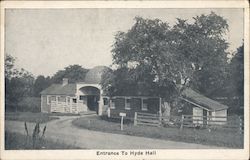 Entrance to Hyde Hall Postcard