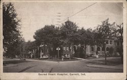 Sacred Heart Hospital Garrett, IN Postcard Postcard Postcard