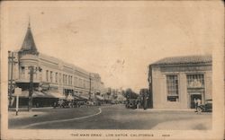 The Main Drag Los Gatos, CA Postcard Postcard Postcard