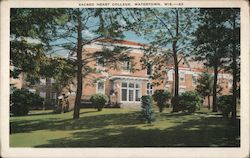 Sacred Heart College Watertown, WI Postcard Postcard Postcard