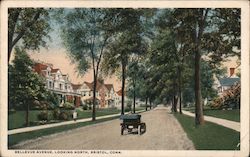 Bellevue Avenue, Looking North Postcard