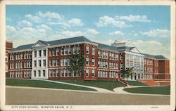 City High School Postcard