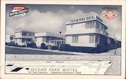 Ocean Park Motel San Francisco, CA Postcard Postcard Postcard