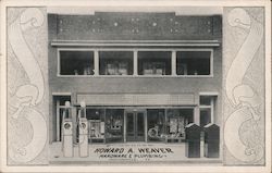 Howard A. Weaver Hardware & Plumbing Postcard