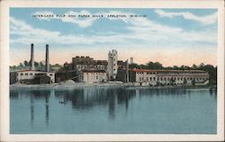 Inter-Lake Pulp and Paper Mills Appleton, WI Postcard Postcard Postcard