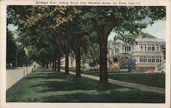 Michigan Avenue, looking North from Warwick Street Postcard